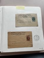 Stamp of Ireland » Collections Newspaper Usages: 1820-1910 Attractive specialised collection of Newspaper Tax stamps, Newspaper Wrappers, four complete newspapers with QV 1/2d rose frankings etc., all neatly mounted on 33 album pages, mixed to very fi
