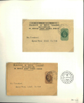 Stamp of Ireland » Collections Newspaper Usages: 1820-1910 Attractive specialised collection of Newspaper Tax stamps, Newspaper Wrappers, four complete newspapers with QV 1/2d rose frankings etc., all neatly mounted on 33 album pages, mixed to very fi