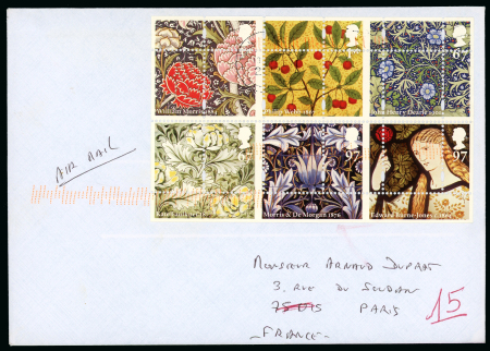 Stamp of Great Britain » Queen Elizabeth II 2011 150th Anniversary of Morris and Company set of