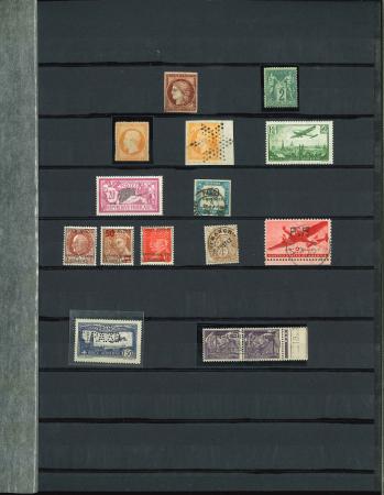 Stamp of France » Collections 1850-1944, joli petit ensemble uniquement composé de