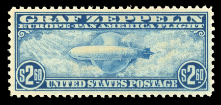 Stamp of United States » 1919 Issues onwards 1930-1933 airmail Gref Zeppelin issue 65c, $1.30, $2.60,