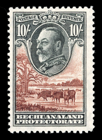 Stamp of Bechuanaland » Bechuanaland Protectorate 1932 George V Script CA 1/2d to 10s complete lh mint