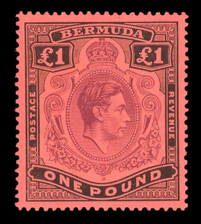 Stamp of Bermuda 1938-53 George VI Key Type high value from the first