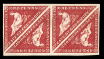 Stamp of South Africa » Cape of Good Hope 1863-63 De La Rue 1d deep carmine-red, good to very