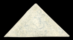 Stamp of South Africa » Cape of Good Hope 1853 Perkins Bacon 4d blue on slightly blue paper,