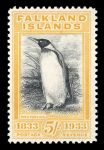 Stamp of Falkland Islands 1933 Centenary complete lh mint set of twelve, fresh,