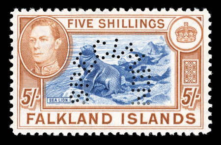 Stamp of Falkland Islands 1938-50 Pictorials 1/2d to £1 complete mint nh set