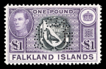 Stamp of Falkland Islands 1938-50 Pictorials 1/2d to £1 complete mint nh set
