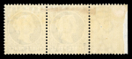 Stamp of Gambia 1880-81 CC 3d pale dull ultramarine, lh mint left sheet