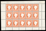 Stamp of Gambia 1880-81 CC 1/2d dull orange, mint and mint nh complete