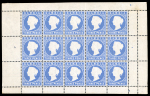 Stamp of Gambia 1880-81 CC 3d pale dull ultramarine, mint and mint