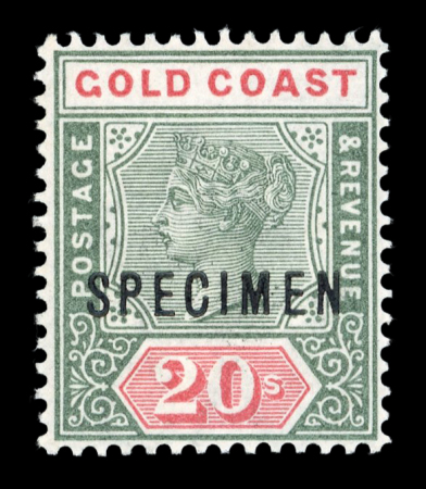 Stamp of Gold Coast 1889-1894 QV CA 5s to 20s mint nh complete set of four,