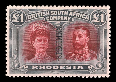 Stamp of Rhodesia 1910-13 Double Heads 1/2d to £1 complete lh mint set