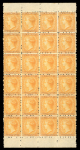 Stamp of St. Vincent 1881 Small Star 1/2d orange, mint nh sheet marginal