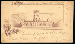 Stamp of Greece » 1896 Olympics » Covers Greece 1896 Olympic stamps used on postcards x 6
