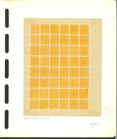 Stamp of Indian States » Cochin Cochin 1892-1950, mint & used study of the postage issues in an album