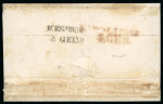 Stamp of Italian States » Naples Naples 1858 cover 1gr, 2gr, 10gr and 20gr