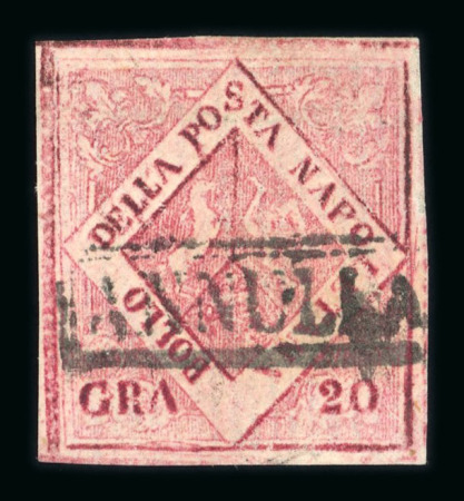 Stamp of Italian States » Naples 1860 Postal Forgery of 1858 20gr 'used'
