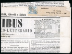 Stamp of Italian States » Naples 1860 and 1861 two newspapers with 1/2t Savoy Cross