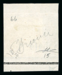 Stamp of Italian States » Naples 1860-61 1/2t Savoy Cross newspaper piece