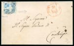 Stamp of Italian States » Naples 1861 printed entire 1/2t Savoy Cross