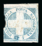 Stamp of Italian States » Naples 1860 1/2t double engraving of T unused