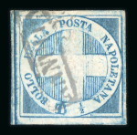 Stamp of Italian States » Naples 1860 1/2t Savoy cross used