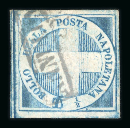 Stamp of Italian States » Naples 1860 1/2t Savoy cross used