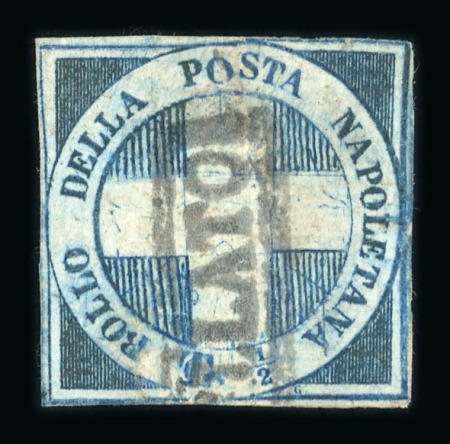 Stamp of Italian States » Naples 1860-61 1/2t Savoy Cross used