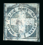 Stamp of Italian States » Naples 1860 1/2t dark blue used