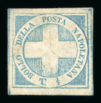 Stamp of Italian States » Naples ½  'Savoy Cross', unused without gum, position no. 97 