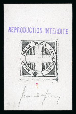Stamp of Italian States » Naples 1/2t Savoy Cross forgery proof