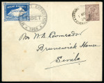 Stamp of Tibet » British and Indian Post Offices Mount Everest Expedition cover and vignettes