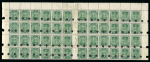 Stamp of Southern Rhodesia 1924-29 ½d. blue-green and 1d. bright rose, interpanneau