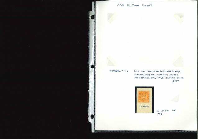 Stamp of Tibet » 1933 Issue - Stamps 1933 Third Issue 1/2tr. unused and used collection