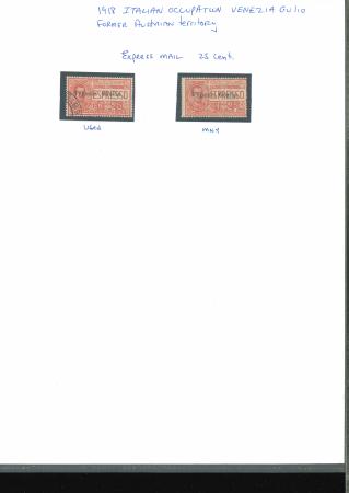 Stamp of Italy » Italy and Areas Collections and Lots Italian Occupations and Offices