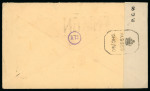 Stamp of British Occupation of Italian Colonies » Somalia Somalia 1945 censored cover to India