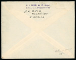 Stamp of British Occupation of Italian Colonies » Somalia Somalia 1943-44 four censored covers