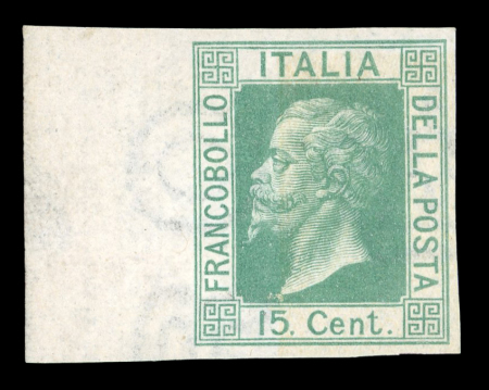 Stamp of Italy » Regno d'Italia Proofs 1864 15c change of colour imperf proofs