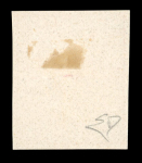 Stamp of Italy » Regno d'Italia Proofs 1877 20c pale brown-orange imperf unused