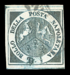 Stamp of Italian States » Naples Naples Trinacia 1860 1/2t blue used