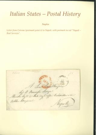 Stamp of Italian States » Naples Naples postal history