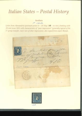 Stamp of Italian States » Sardinia Sardinia stamps and covers collection