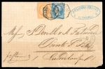 Stamp of Danish West Indies » French Post Danish West Indies 1866 French maritime cover to Guadeloupe