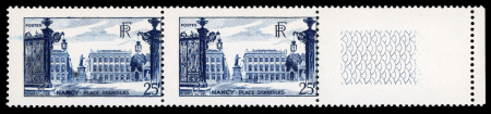 Stamp of France » Variétés et curiosités 1948, Place Stanislas Nancy YT ° 822 belle variété