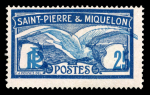 Stamp of Colonies françaises » St. Pierre et Miquelon 1909, YT n° 78A (*) et 84b (*) les deux timbres avec