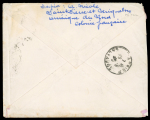 Stamp of Colonies françaises » St. Pierre et Miquelon 1935, YT n° 147 oblitéré sur lettre entière pour Caen,