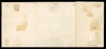 Stamp of France » Type Cérès de 1849-1850 Cérès Y&T n° 1a 10c bistre-brun oblitéré OR sur lettre