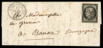 Stamp of France » Type Cérès de 1849-1850 1849, Cérès 20c noir Y&T n°3 oblitéré du cachet provisoire