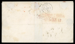 Stamp of France » Type Cérès de 1849-1850 1851, Lettre de Lille pour Palermo (Sicilia) par la